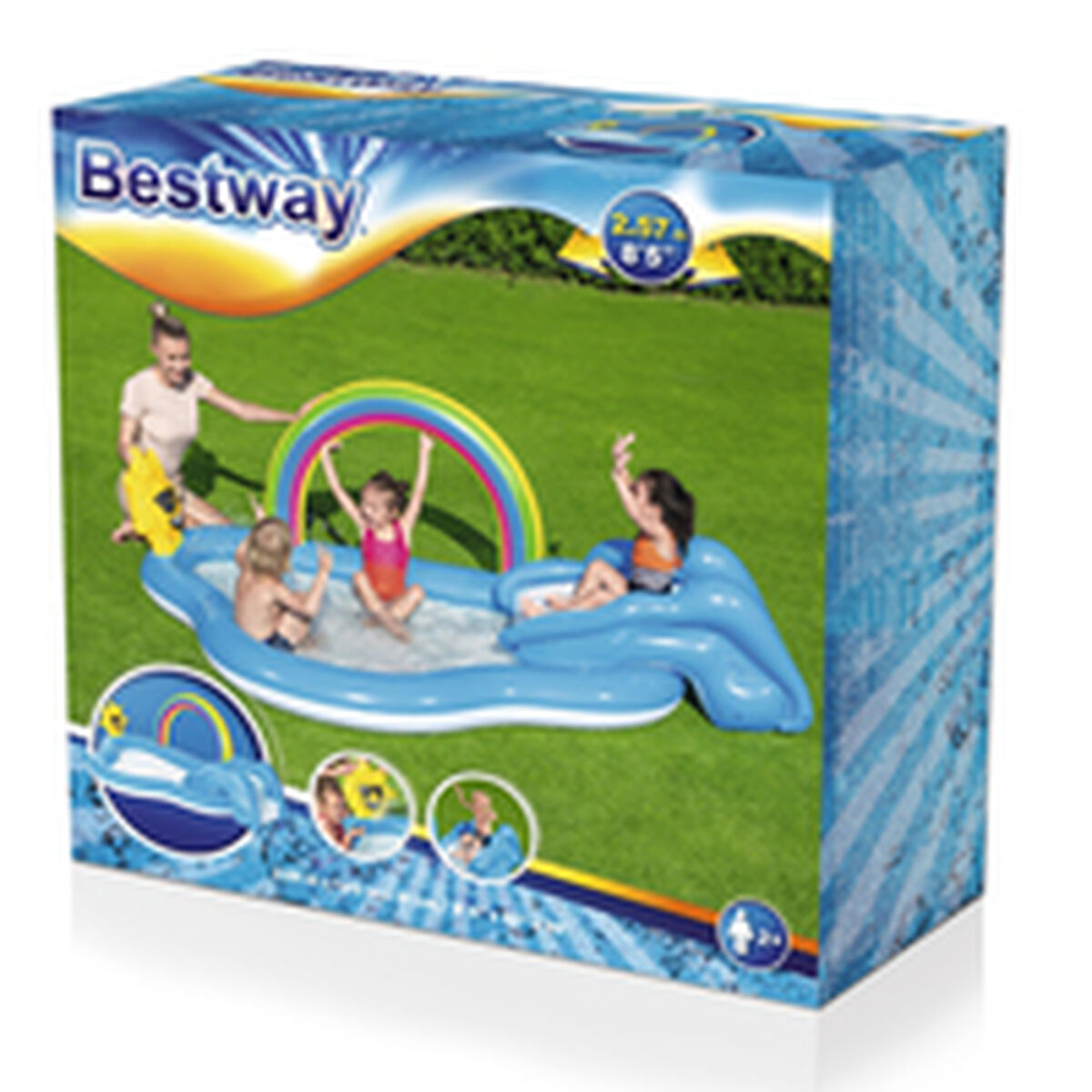 Bērnu baseins Bestway 257 x 145 x 91 cm